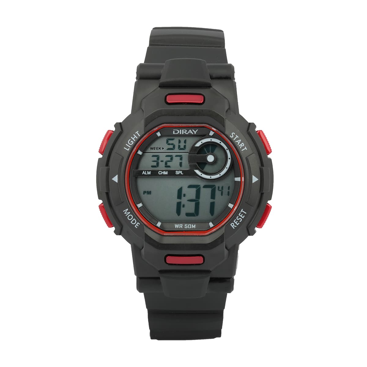 MONTRE DIRAY HOMME CHRONO SILICONE